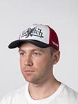 Бейсболка VON DUTCH арт. VD/1/PCB/WILD/13  (синий / белый)